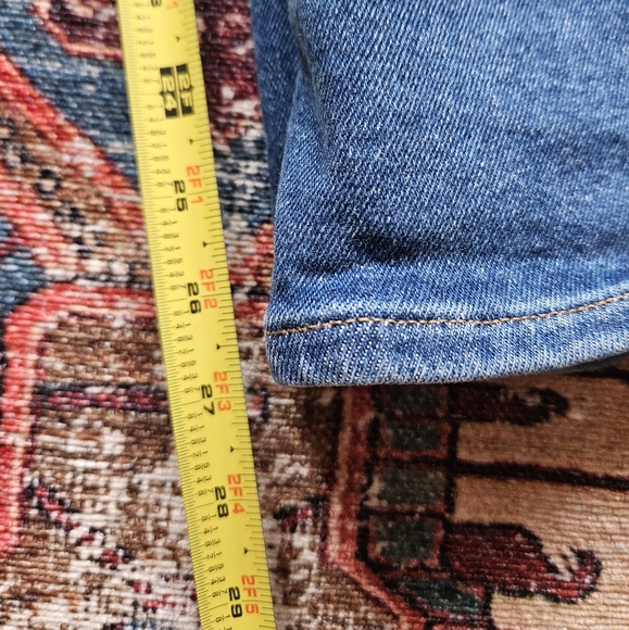 Madewell Cali Demi-Boot Cut Denim Blue Jeans | sz 32 Tall* - Picture 7 of 9